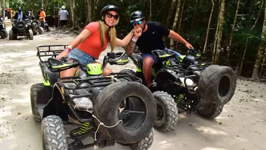 Single ATV Zip Lines and Cenote Tour